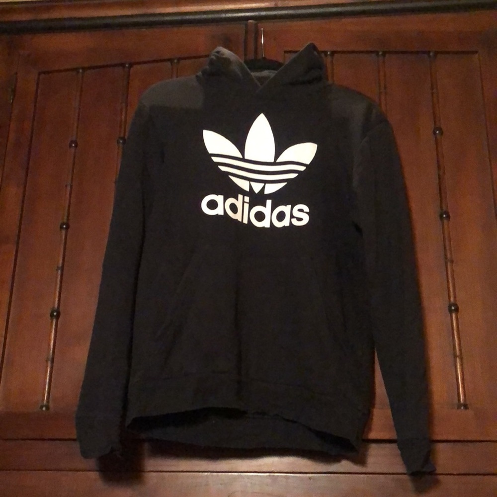 ADIDAS classic trefoil black hoodie